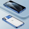 Чехол Camshield 360 Metall+Glass со шторкой для камеры для Apple iPhone 11 (6.1'') Синий (8530)