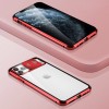 Чехол Camshield 360 Metall+Glass со шторкой для камеры для Apple iPhone 11 Pro Max (6.5'') Красный (8538)