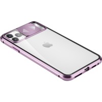 Чехол Camshield 360 Metall+Glass со шторкой для камеры для Apple iPhone 11 Pro (5.8'') Сиреневый (8535)