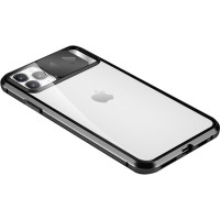 Чехол Camshield 360 Metall+Glass со шторкой для камеры для Apple iPhone 11 Pro (5.8'') Черный (8536)