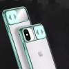 Чехол Camshield 360 Metall+Glass со шторкой для камеры для Apple iPhone X / XS (5.8'') Зелёный (8543)