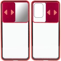 Чехол Camshield 360 Metall+Glass со шторкой для камеры для Samsung Galaxy S20+ Красный (8565)