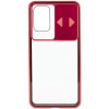 Чехол Camshield 360 Metall+Glass со шторкой для камеры для Samsung Galaxy S20+ Красный (8565)