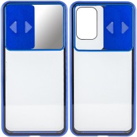 Чехол Camshield 360 Metall+Glass со шторкой для камеры для Samsung Galaxy S20+ Синий (8567)