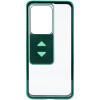 Чехол Camshield 360 Metall+Glass со шторкой для камеры для Samsung Galaxy S20 Ultra Зелений (8560)