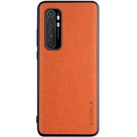 Чехол AIORIA Textile PC+TPU для Xiaomi Mi Note 10 Lite Оранжевый (8583)