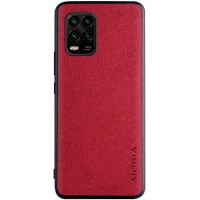 Чехол AIORIA Textile PC+TPU для Xiaomi Mi 10 Lite Красный (8601)