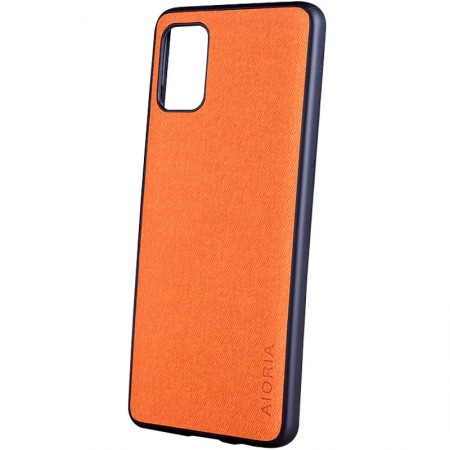 Чехол AIORIA Textile PC+TPU для Samsung Galaxy A51 Оранжевый (8599)