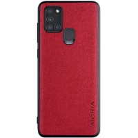 Чехол AIORIA Textile PC+TPU для Samsung Galaxy A21s Красный (8617)