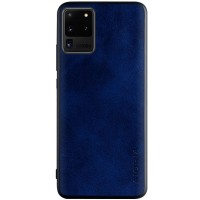 Кожаный чехол AIORIA Vintage для Samsung Galaxy S20 Ultra Синий (8733)