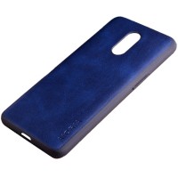 Кожаный чехол AIORIA Vintage для OnePlus 8 Синій (8716)