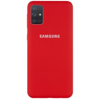Чехол Silicone Cover Full Protective (AA) для Samsung Galaxy M31s Червоний (17407)