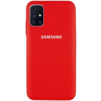 Чехол Silicone Cover Full Protective (AA) для Samsung Galaxy M31s Червоний (8768)