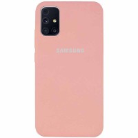 Чехол Silicone Cover Full Protective (AA) для Samsung Galaxy M31s Рожевий (8771)