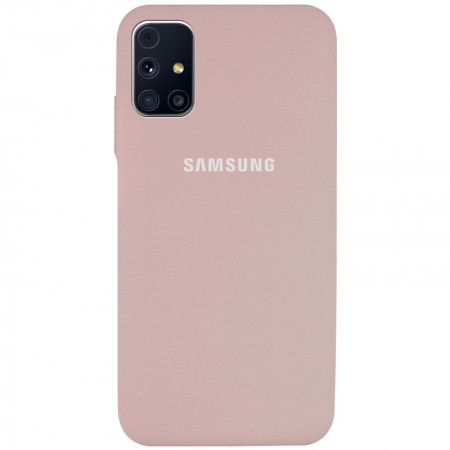 Чехол Silicone Cover Full Protective (AA) для Samsung Galaxy M31s Розовый (8772)