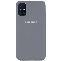 Чехол Silicone Cover Full Protective (AA) для Samsung Galaxy M31s Сірий (8773)