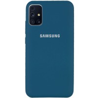 Чехол Silicone Cover Full Protective (AA) для Samsung Galaxy M31s Синій (8774)