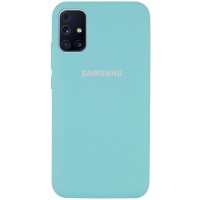 Чехол Silicone Cover Full Protective (AA) для Samsung Galaxy M31s Бірюзовий (8766)