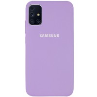 Чехол Silicone Cover Full Protective (AA) для Samsung Galaxy M31s Бузковий (8777)