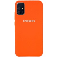 Чехол Silicone Cover Full Protective (AA) для Samsung Galaxy M31s Помаранчевий (8781)