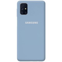 Чехол Silicone Cover Full Protective (AA) для Samsung Galaxy M31s Блакитний (8764)