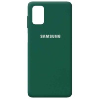 Чехол Silicone Cover Full Protective (AA) для Samsung Galaxy M31s Зелений (8784)