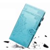 Кожаный чехол (книжка) Art Case с визитницей для Samsung Galaxy Tab S7+ Блакитний (8790)
