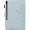 Кожаный чехол (книжка) Art Case с визитницей для Samsung Galaxy Tab S7+ Сірий (8792)