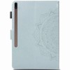 Кожаный чехол (книжка) Art Case с визитницей для Samsung Galaxy Tab S7+ Серый (8792)