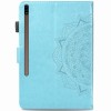 Кожаный чехол (книжка) Art Case с визитницей для Samsung Galaxy Tab S7 Голубой (8808)