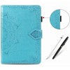 Кожаный чехол (книжка) Art Case с визитницей для Samsung Galaxy Tab S7 Голубой (8808)