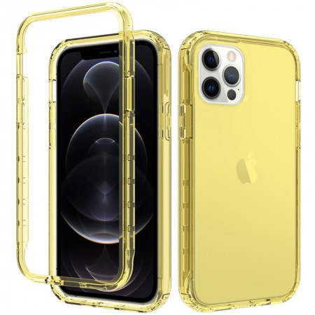 Чехол TPU+PC Full Body с защитой 360 для Apple iPhone 12 Pro / 12 (6.1'') Жовтий (19241)