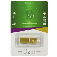Флеш-драйв USB Flash Drive T&G 117 Metal Series 32GB Золотий (14468)