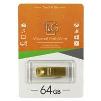 Флеш-драйв USB Flash Drive T&G 117 Metal Series 64GB Золотий (47377)