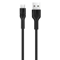 Дата кабель Hoco U31 ''Benay'' USB to MicroUSB (1m) Чорний (14287)