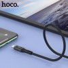 Дата кабель Hoco U79 ''Admirable Smart Power'' lightning (1.2М) Чорний (14292)