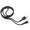 Дата кабель Hoco U82 ''Cool grace'' MicroUSB (1.2 m) Черный (14297)