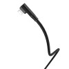 Дата кабель Hoco U83 ''Puissant Silicone'' Lightning (1.2 m) Чорний (14299)