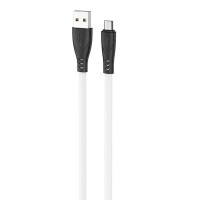 Дата кабель Hoco X42 ''Soft Silicone'' USB to MicroUSB (1m) Білий (14303)