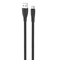 Дата кабель Hoco X42 ''Soft Silicone'' USB to MicroUSB (1m) Черный (14304)