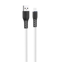 Дата кабель Hoco X44 ''Soft Silicone'' USB to MicroUSB (1m) Белый (14306)