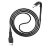 Дата кабель Hoco X44 ''Soft Silicone'' USB to MicroUSB (1m) Чорний (20552)