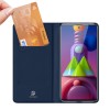 Чехол-книжка Dux Ducis с карманом для визиток для Samsung Galaxy M51 Синій (8872)