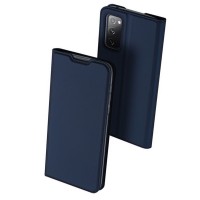 Чехол-книжка Dux Ducis с карманом для визиток для Samsung Galaxy S20 FE Синий (8873)