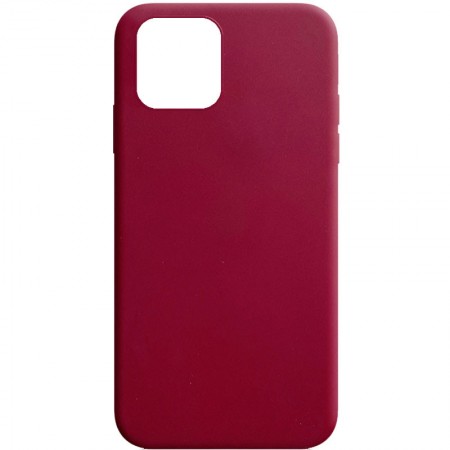 Силиконовый чехол Candy для Apple iPhone 12 Pro Max (6.7'') Червоний (8908)