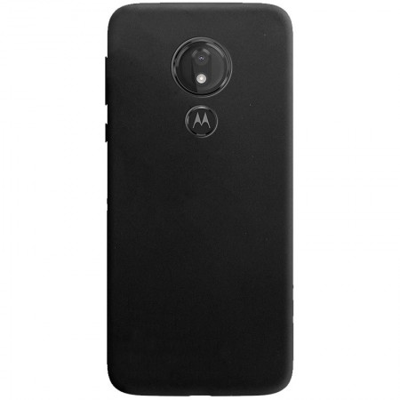 Силиконовый чехол Candy для Motorola Moto G7 Power Черный (8933)