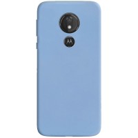 Силиконовый чехол Candy для Motorola Moto G7 Power Голубой (8926)
