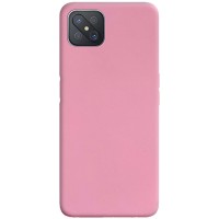 Силиконовый чехол Candy для Oppo A92s Розовый (8956)