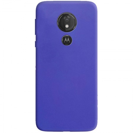 Силиконовый чехол Candy для Motorola Moto G7 Play Сиреневый (8961)