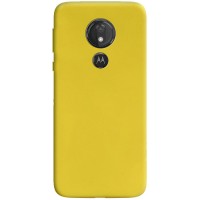 Силиконовый чехол Candy для Motorola Moto G7 Play Жовтий (8967)